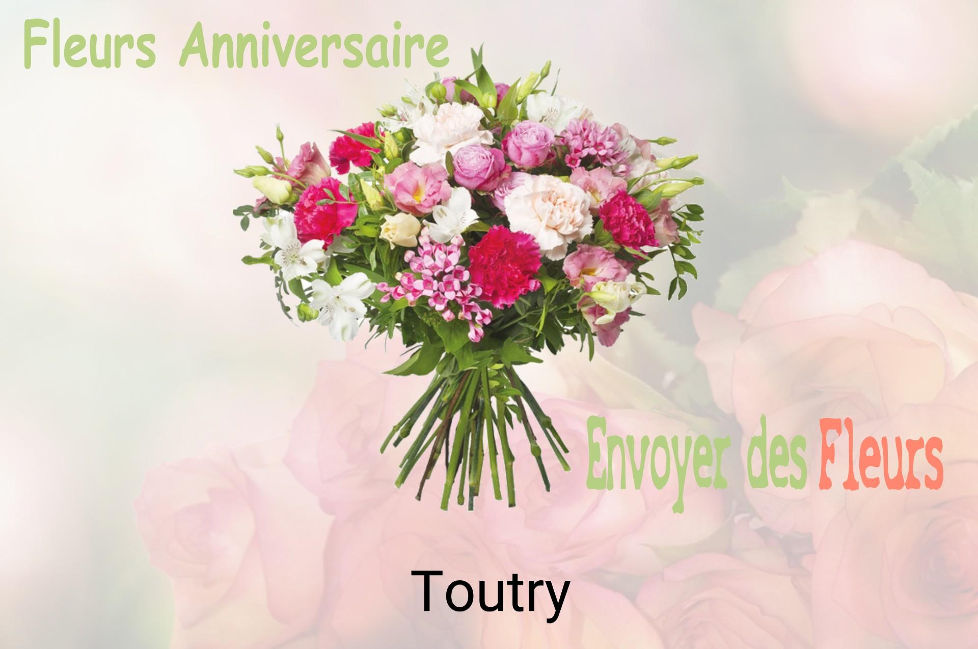 Bouquet de fleurs d’anniversaire livré à Toutry