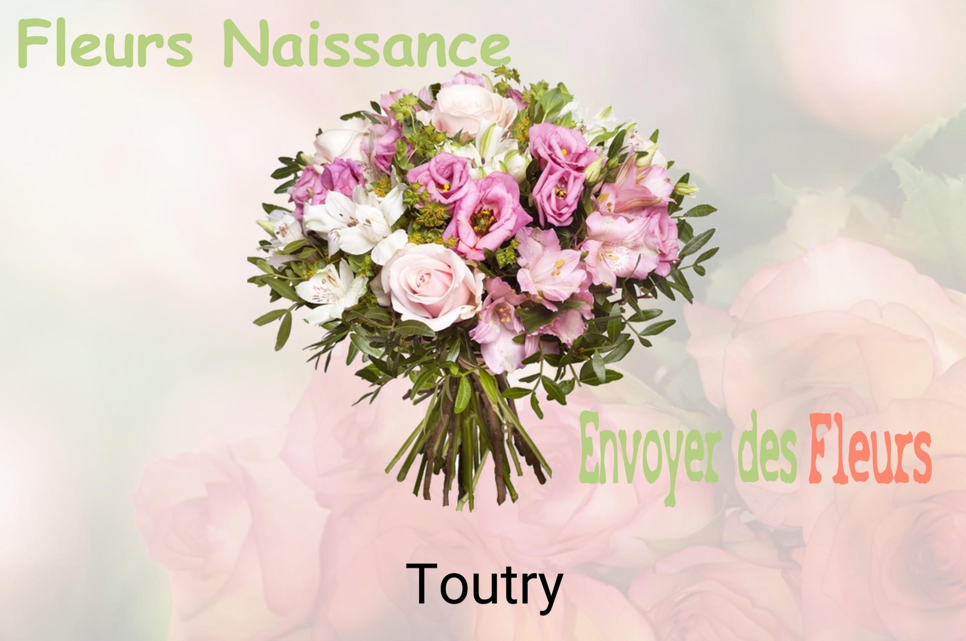 Bouquet de fleurs de naissance livré à Toutry